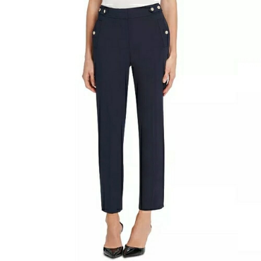 DKNY Button-Trim Dress Pants Size 16